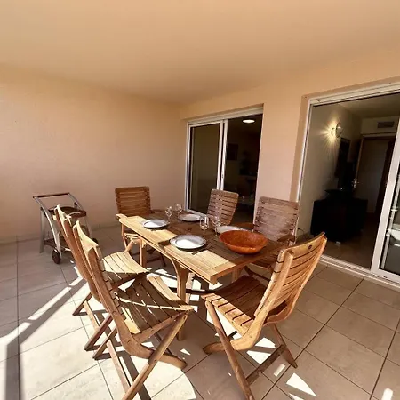 Cr080-A602 Appartement Plage Sud Piscine Canet En Roussillon * Canet-en-Roussillon